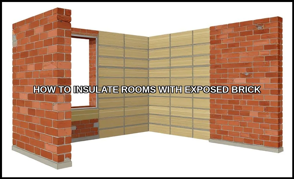 Insulate rooms with exposed brick