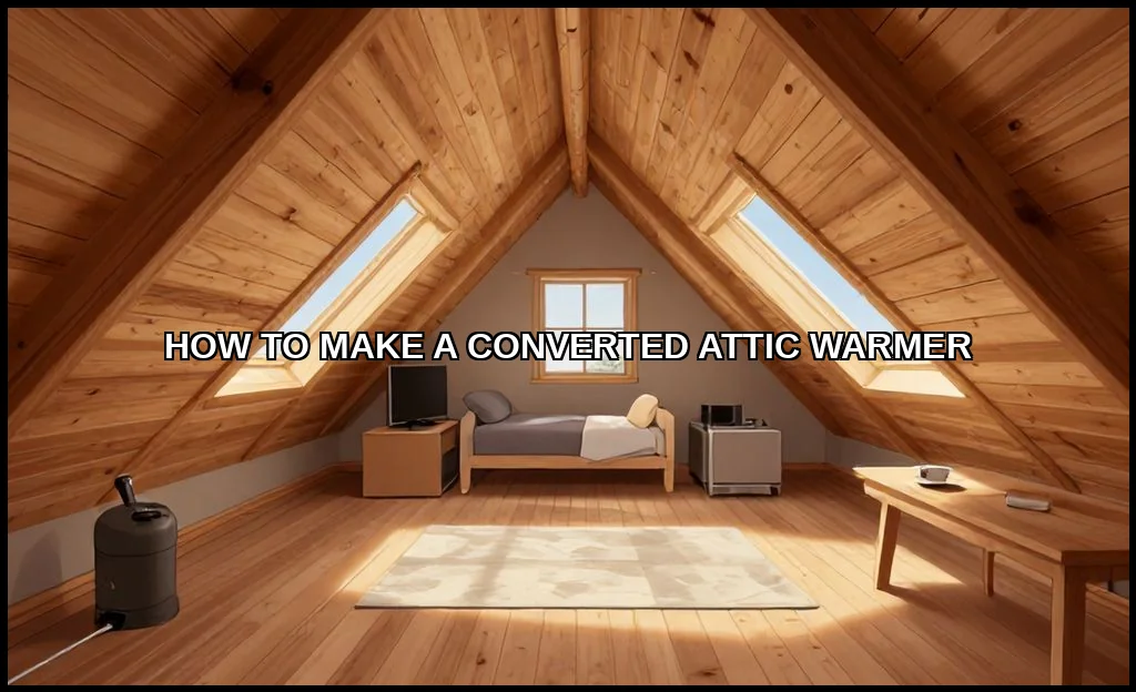 Make a converted attic warmer