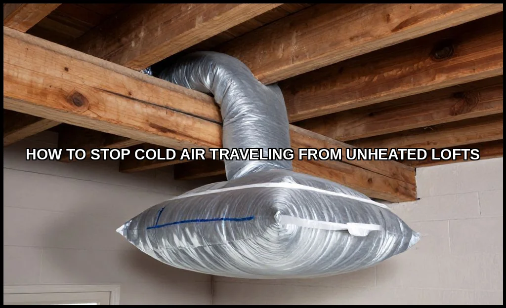 Stop cold air traveling from unheated lofts