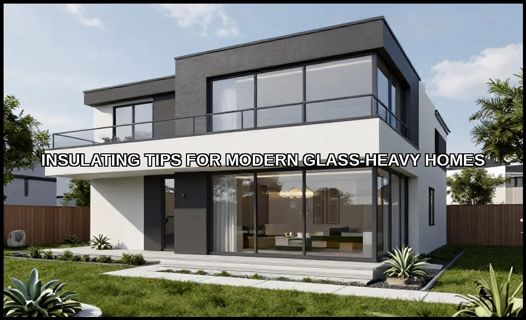 Insulating tips for modern glass-heavy homes