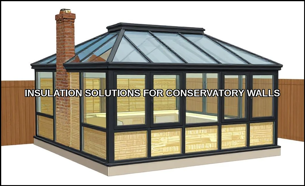 Insulation solutions for conservatory walls