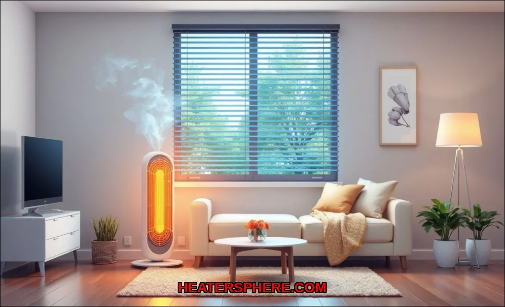Clean vector illustration of best heater for rooms