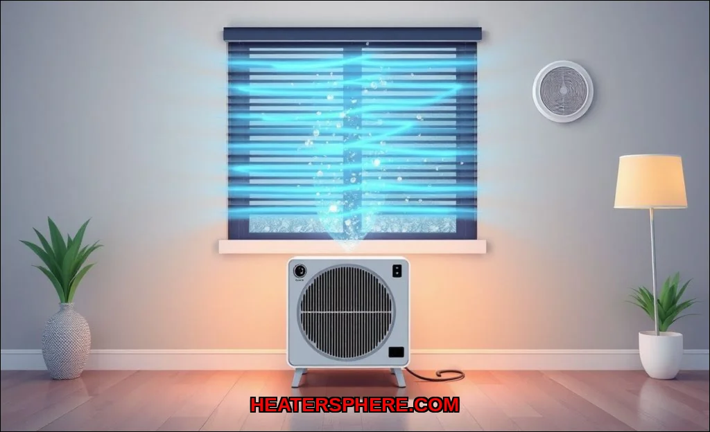 Clean vector illustration of best heater for rooms