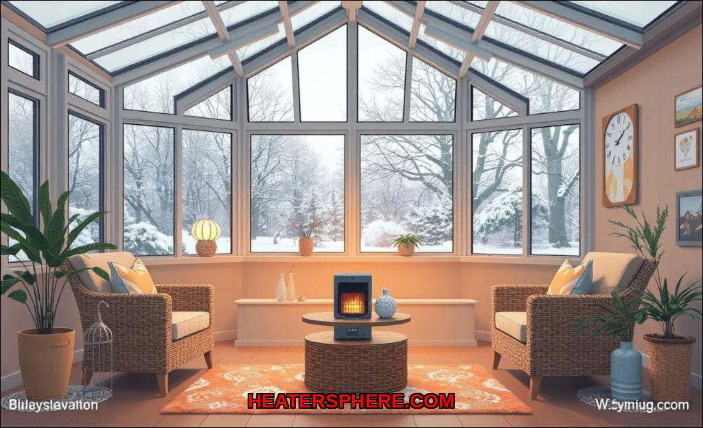Clean vector illustration of best heater to warm u