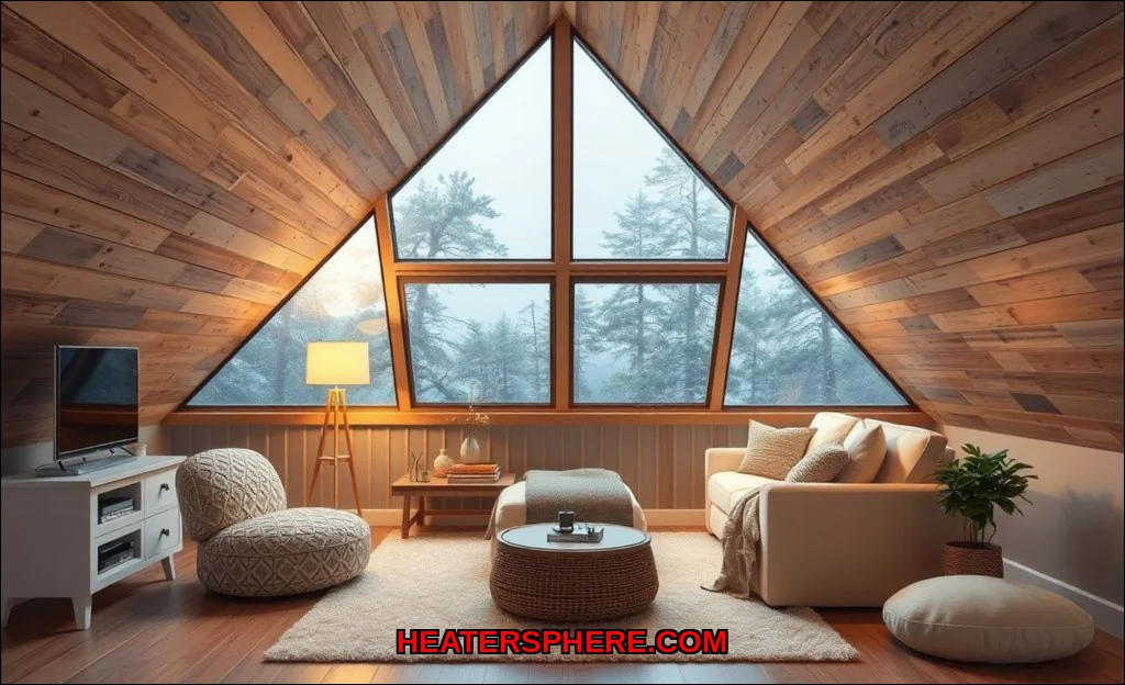 Clean vector illustration of best heater type for 