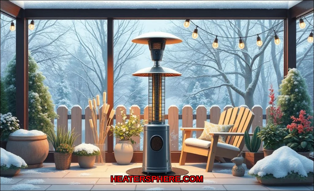 Clean vector illustration of best heater type for 