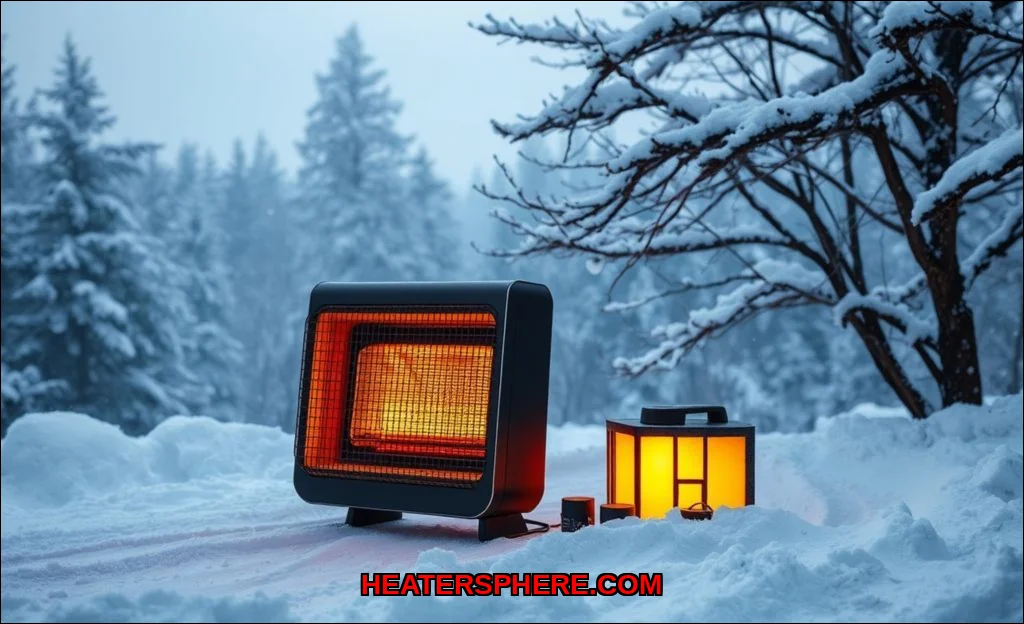 Clean vector illustration of best heater type for 