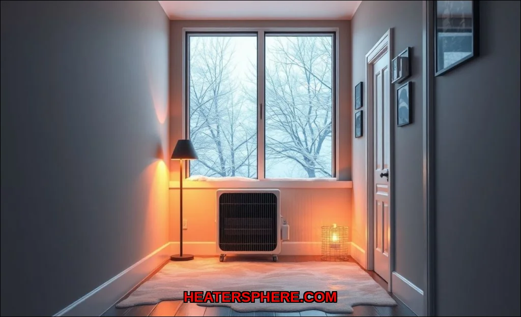 Clean vector illustration of best heater type for 