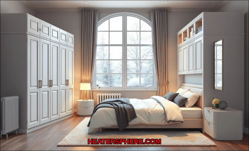 Clean vector illustration of best heating for cold