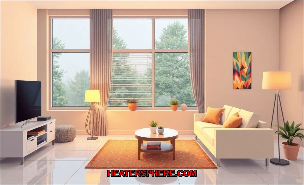 Clean vector illustration of heating tips for livi