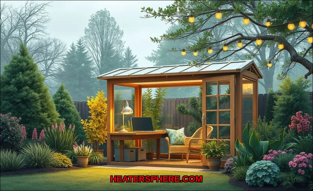 Clean vector illustration of keep a garden office 