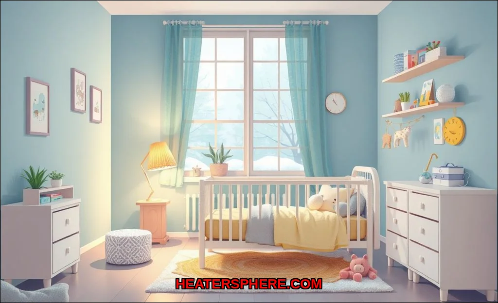 Clean vector illustration of warm a cold nursery r