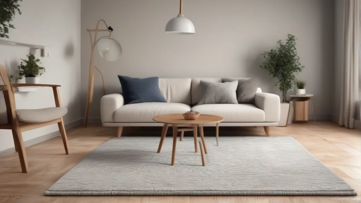 A plush area rug covering a cold hard floor