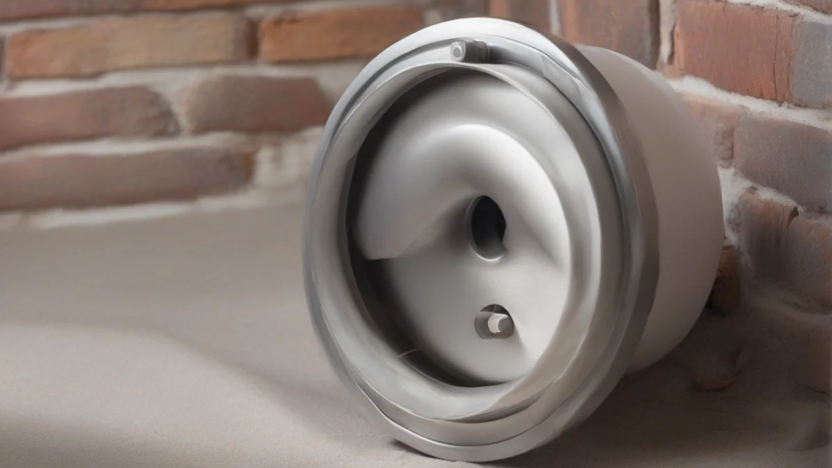 A top-sealing damper that prevents cold air from entering