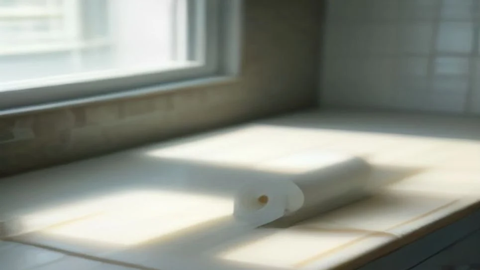 A box of weatherstripping tape used for insulating windows