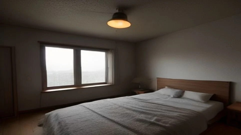 Thermal imaging camera detecting heat loss in cabin walls