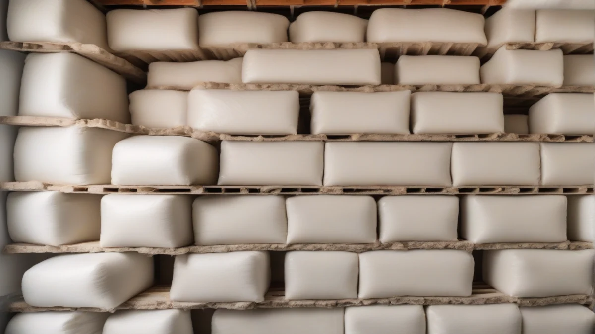 Mineral wool and polystyrene beads for cavity wall insulation