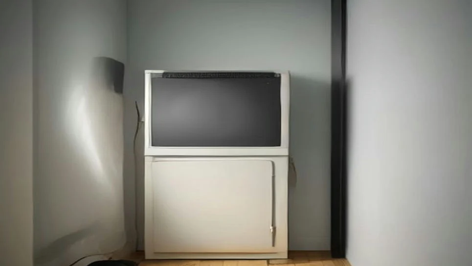 A convection heater placed in a corner, optimizing heat circulation.