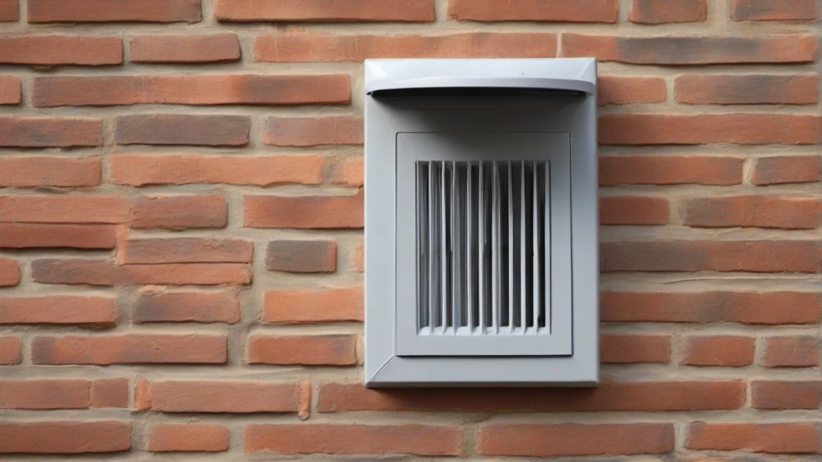 a close-up of a secure and tight-sealing exterior vent cap