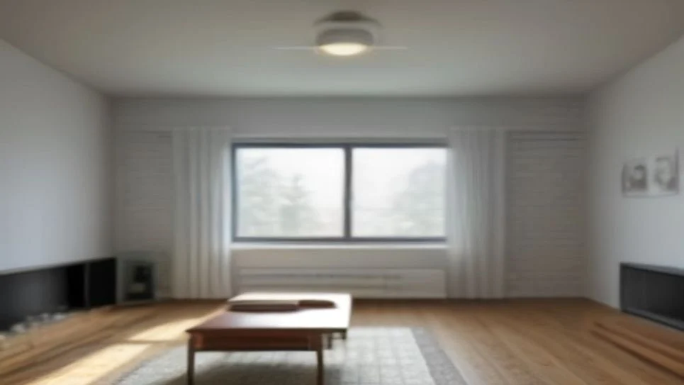 A programmable thermostat displaying temperature settings in a modern home.